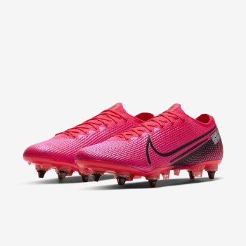 Nike Mercurial Vapor 13 Elite SG-PRO Anti-Clog Traction - Férfi Focicipő - Piros/Piros/Fekete